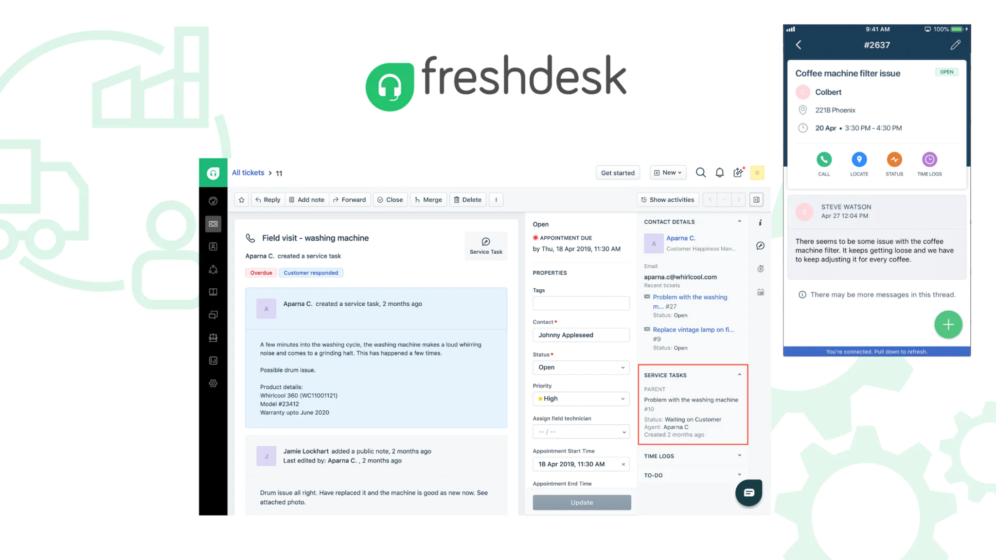 FSM software Freshdesk